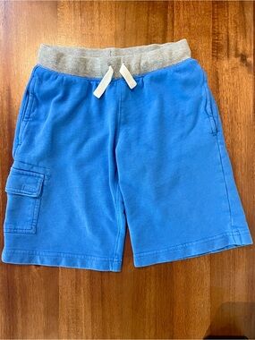 Hanna Andersson Boys Blue Cargo Sweatshorts